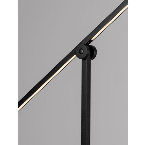 Nova Luce Mat crna metalna LED stojeća svjetiljka sa savitljivom konstrukcijom/s mogućnosti zatamnjivanja (visina 144 cm) Tenso &amp;ndash; Slike
