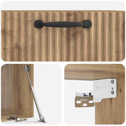  ormar za zid 59,5 x 31 x 30 cm Hrast artisan Slike