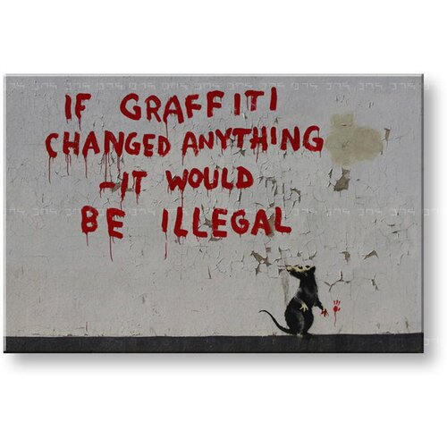  Slike  na platnu 1-dijelna street art – banksy BA022O1 Cijene