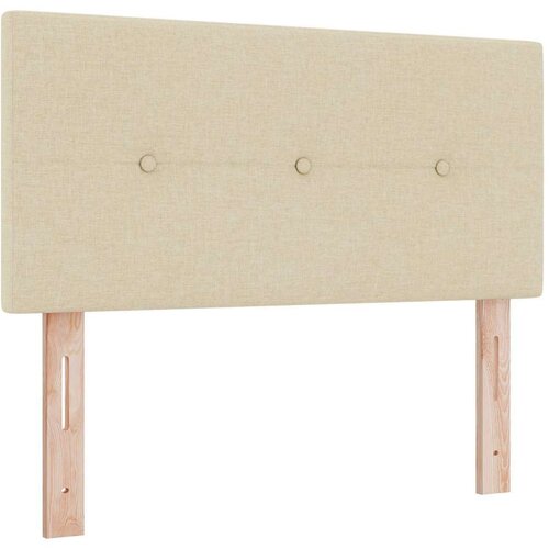  Boxspring krevet s madracem s madracem Krema 90 x 190 cm Slike