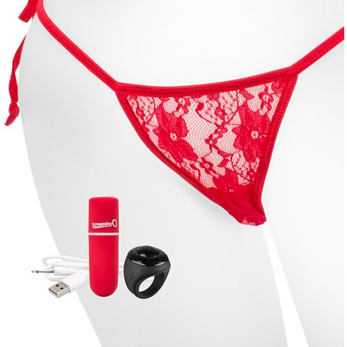 The Screaming O Charged Remote Control Panty Vibe Red Cene