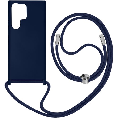 AVIZAR Etui z vrvico za Samsung S23 Ultra, serija NeckShell Midnight Blue, (20670168) Cene