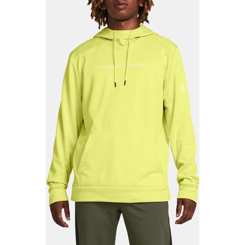 Under Armour Sweatshirt UA Armour Fleece Wordmark HD-YLW - Mens Cene