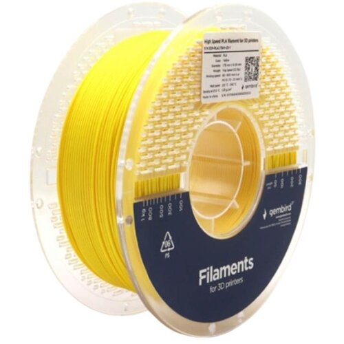 Gembird Filament 3DP-PLA1.75HY-01-Y High Speed 1.75mm 1kg Yellow Cene