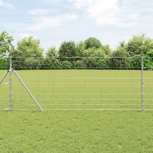 vidaXL ograja 1x100 m pocinkano jeklo Cene
