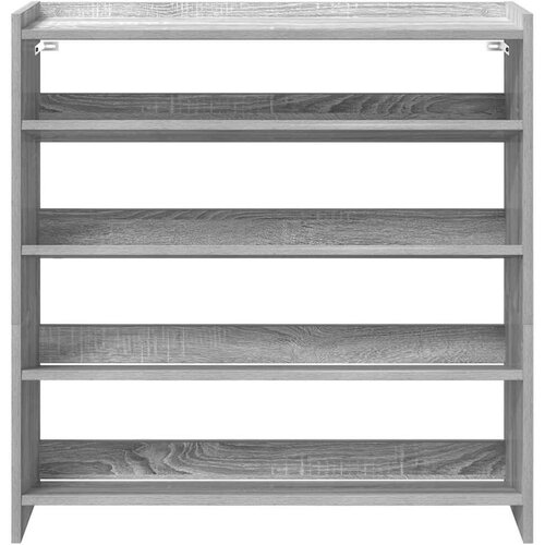 VidaXL stalak za cipele boja hrasta 80x25x81 cm konstruirano drvo Slike