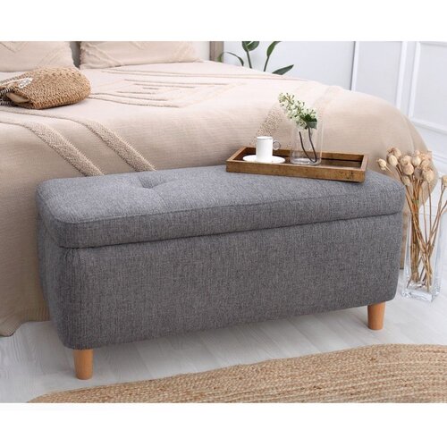 Atelier Del Sofa Tabure 100x45x41cm, Tamnosivo Cene