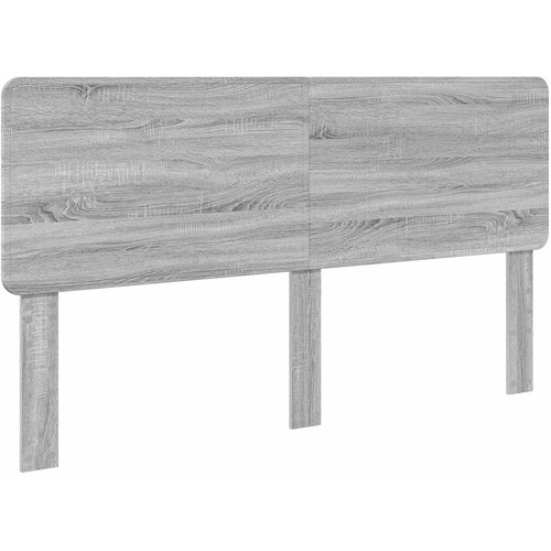  Krevetna konstrukcija s uzglavljem Siva Sonoma 200 x 200 cm Slike