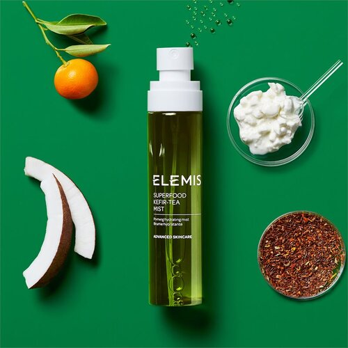 Elemis Superfood Kefir-Tea Mist vlažilna in hranljiva meglica za obraz 100 ml za ženske Slike
