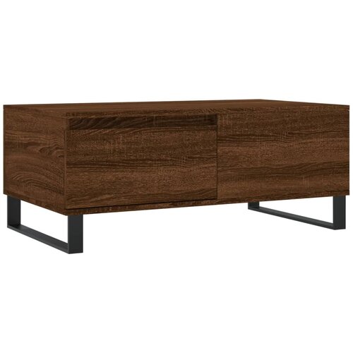  Stolić za kavu smeđa boja hrasta 90x50x36,5cm konstruirano drvo Slike