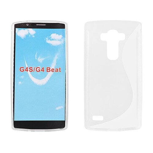  S silikonski ovitek LG G4S, G4 Beat prozoren Slike