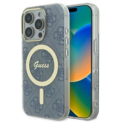 Guess IML 4G ZA MAGSAFE OVITEK ZA IPHONE 16 PRO MAX MODER, (21898299) Cene