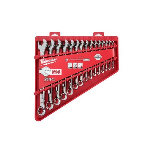  Milwaukee Set kombinovanih ključeva sa čegrtaljkom MAXBITE, 1/4″ 1″, 15 kom. 4932464996 Cene