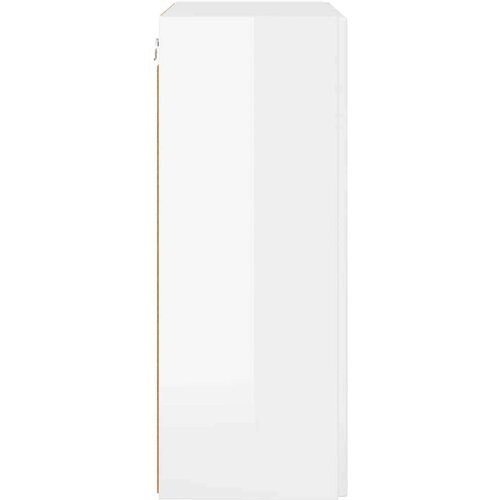  zidni ormar Zidne Visoki sjaj bijela 59 5 x 31 x 80 cm Slike