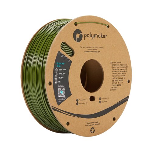 Polymaker PolyLite ASA Army Green Slike