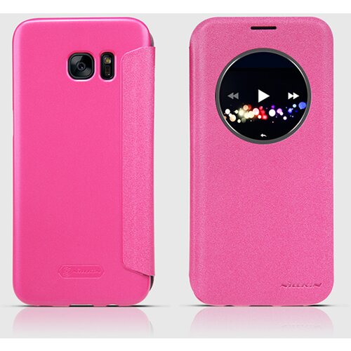 Nillkin Maska za Samsung S7/ G930 na preklop Sparkle pink Slike