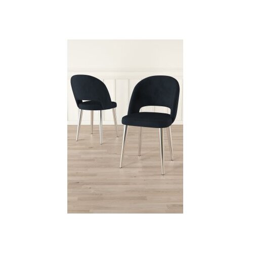 Hanah home set stolica (4 komada) pane anthracite chrome Cene