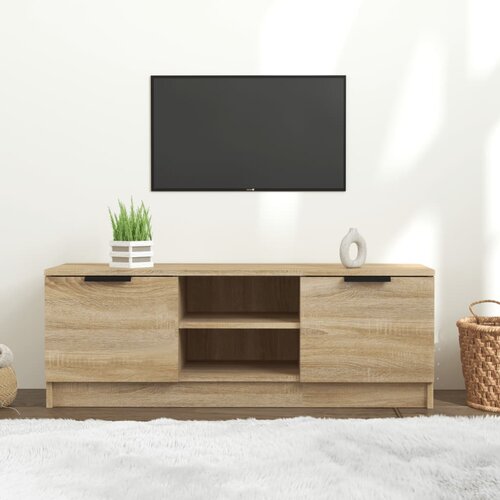 The Living Store TV omarica sonoma hrast 102x35x36,5 cm inženirski les - TV Omarica, (21375230) Slike