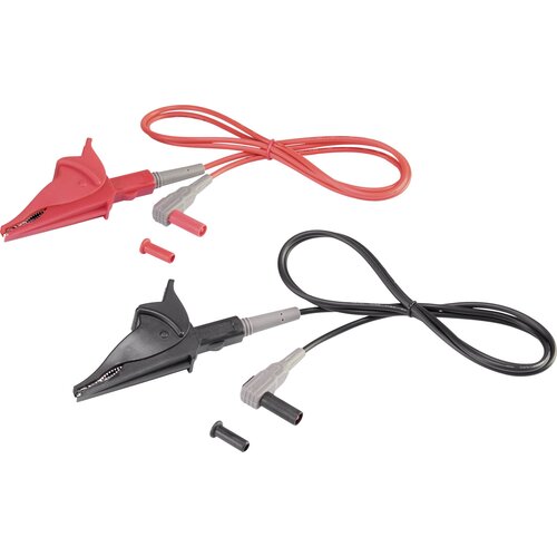 Voltcraft Mjerni kabel [Konektor 4 mm - Krokodil spojka] 1 m Crna, Crvena MSL-507 Slike