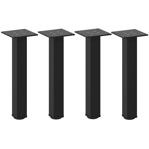 VidaXL Noge za stolić 4 kom crne 30-32 cm čelik Slike
