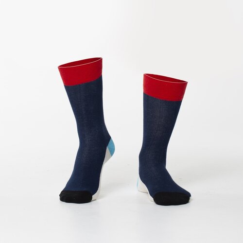 Fasardi Men&amp;#039;s navy blue socks Slike