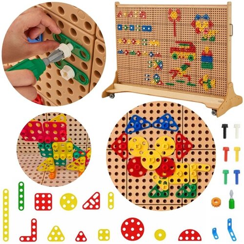  Masterkidz set geometrijskih oblika kockica za zidne panele, 260 kom. Cijene