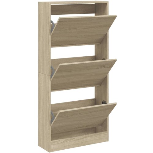 Maison Chic Omarica za obutev - Kopa za čevlje sonoma hrast 60x21x125,5 cm inženirski les, (21777161) Slike