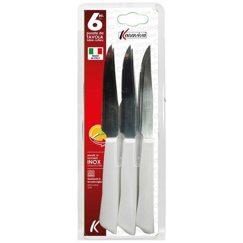  NOŽEVI STEAK 11CM SET 6/1 BIJELI Slike