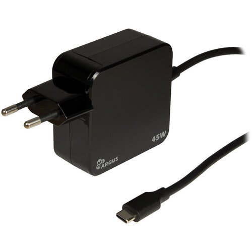 InterTech PD-2045 USB-C PD 5-20V 45W 1,8m črni polnilec Cene