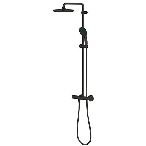  Sustav tu&amp;scaron; garniture Vitalio Start 250 (Broj vrsta mlaza: 2 Kom., Crna, Visina: 101,6 cm) Slike