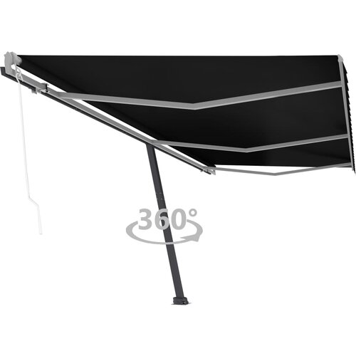 vidaXL Prostostoječa avtomatska tenda 600x300 cm antracitna Cene