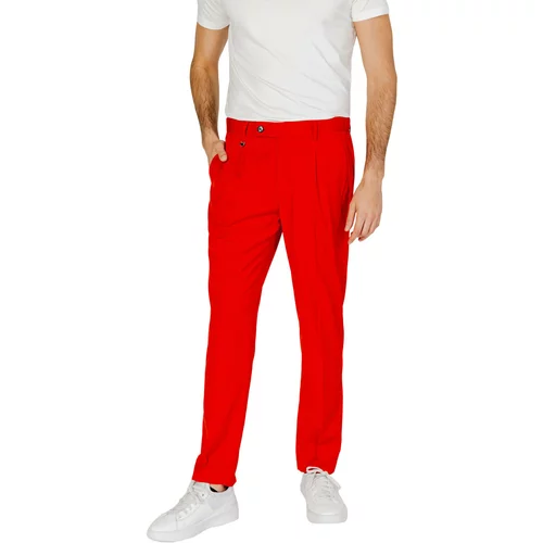 Antony Morato Elegantne hlače LUIS MMTR00715-FA600140 Rdeča