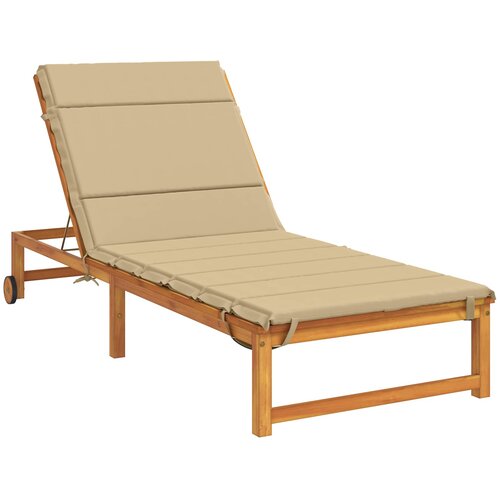  Jastučić za ležaljku GEMERT 100% poliester Bež 200 x 90 x 3 cm Slike