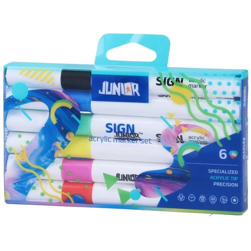Junior Sign, set akrilnih markera, 6K Cene