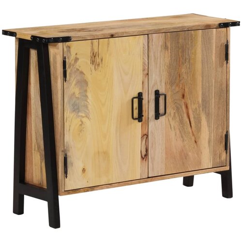 VidaXL Komoda 88x30x69 cm trden mangov les Slike