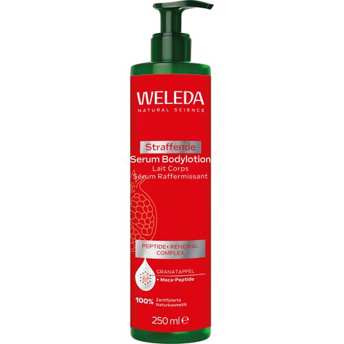 Weleda Losjon za telo z učvrstitvenim serumom z granatnim jabolkom in maca peptidni - 250 ml Cene