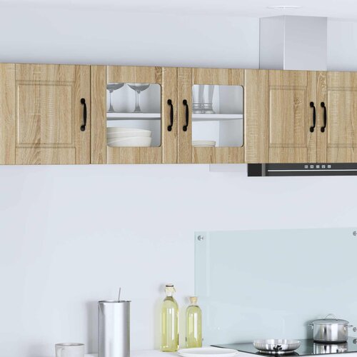  Zidni stakleni ormar Sonoma hrast 80 x 31 x 40 cm Cene