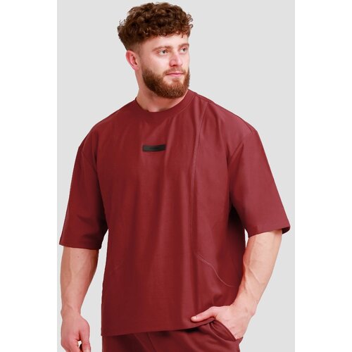GymBeam Muška oversized majica Unstoppable Red Cijene