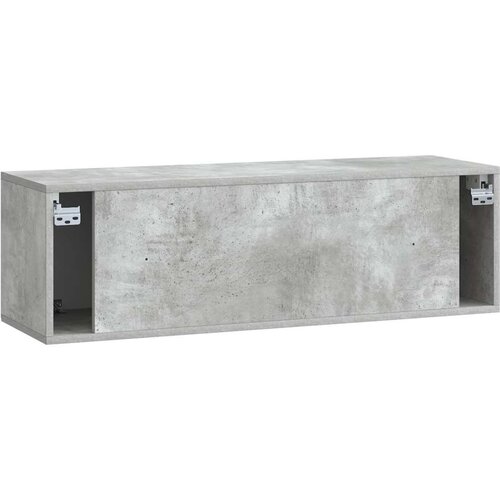  ormar za zid Betonska siva 98 x 31 x 30 cm Konstruirano drvo Slike