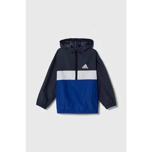 Adidas Otroška jakna mornarsko modra barva