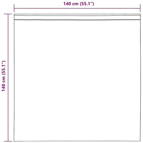Voile zavjese s petljama 2 kom. ružičaste 140x140 cm Slike