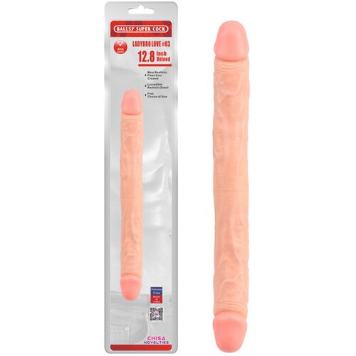  Ladybro Love Dupli dildo, Boja kože, 33 cm Cene