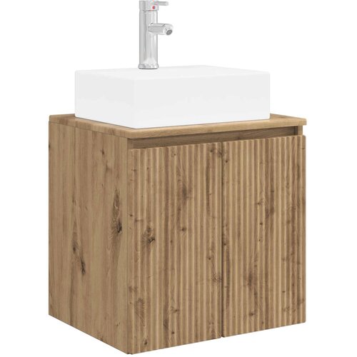 vidaXL Umivalnik s pritrditev na steno Artisan hrast, (5000245609) Cene