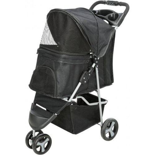 Trixie kolica za ljubimce buggy, 47x100x80cm, crna Cene