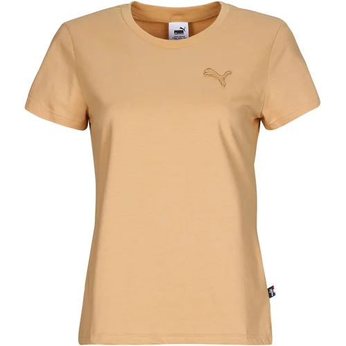 Puma Majice s kratkimi rokavi TEE W MIF BADGE BRODE Bež