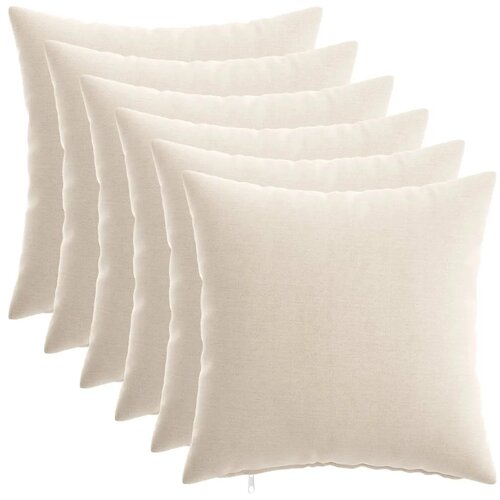  Presvlaka za jastuk 6 kom. HEERLEN Krem 35 x 35 cm - Krem 35 x 35 cm 6 Cene