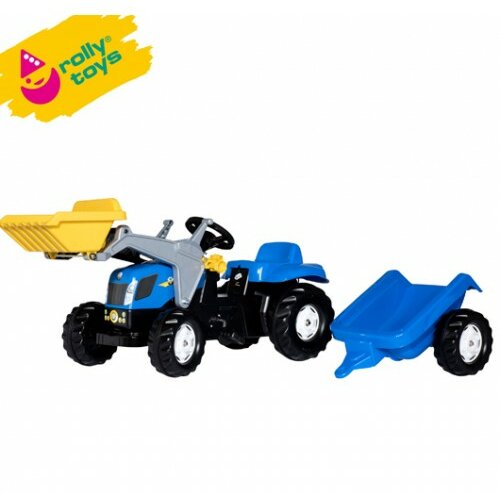 Rolly Toys traktor na pedale sa prikolicom i utovarivačem rolly kid nh T7040 Cene