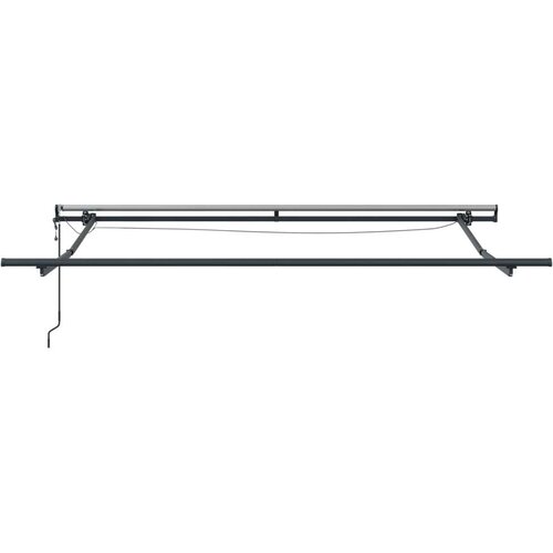 vidaXL Automatska uvlačiva tenda s LED žutom i narančastom 300x250 cm Cene