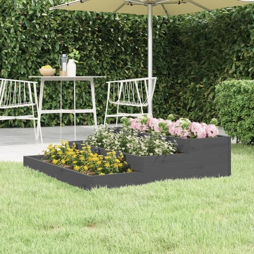  Sadilica siva 107x107x27 cm od masivne borovine Slike