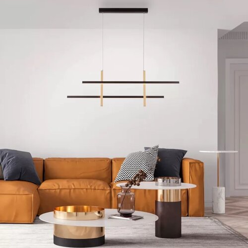  LED luster Bara crno zlatni SimplyDim Cene